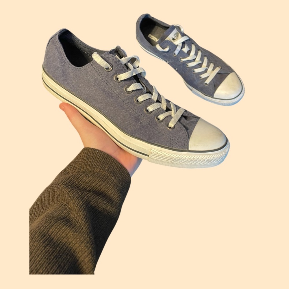 Blue Low Converse